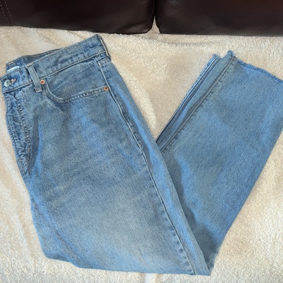 Old Navy High Rise Lola Boyfriend Raw Hem Jeans size 14 - Picture 3 of 15